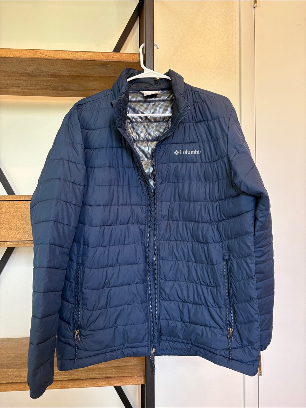 Columbia Men's Navy Packable Quilted Puffer Jacket